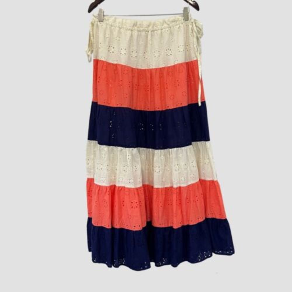Anthropologie Hutch Multicolor Cotton Maxi Skirt S - Picture 3 of 6